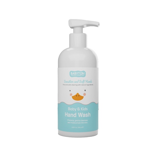 [G-574770] Babyton Hand Wash 250ml | Sanft, Feuchtigkeitsspendend, Parabenfrei, Duftfrei