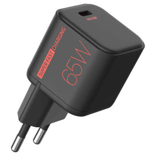[G-784259] beclad. Mini 65W 1 Port Travel Adapter BLACK BT-PT165MBG-GR