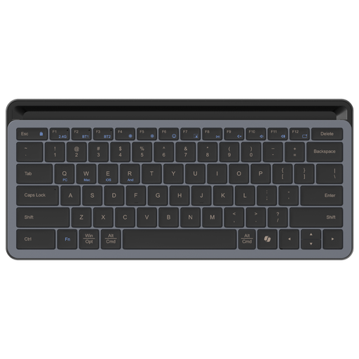 [G-874557] beclad. Bluetooth Keyboard with Stand(2.4G + 2 bluetooth) Black BE-NK201