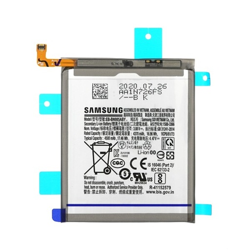 [G-537696] Samsung Battery EB-BN985ABY 4500 mAh SM-N986 Galaxy Note 20 Ultra 5G GH82-23333A